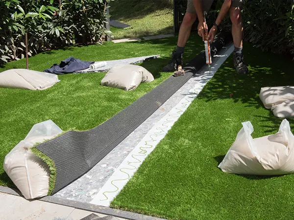 Step 2 - Installing the artifical turf