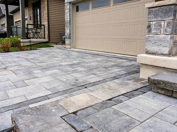 Step 3 - Enjoy the newly installed driveway pavers