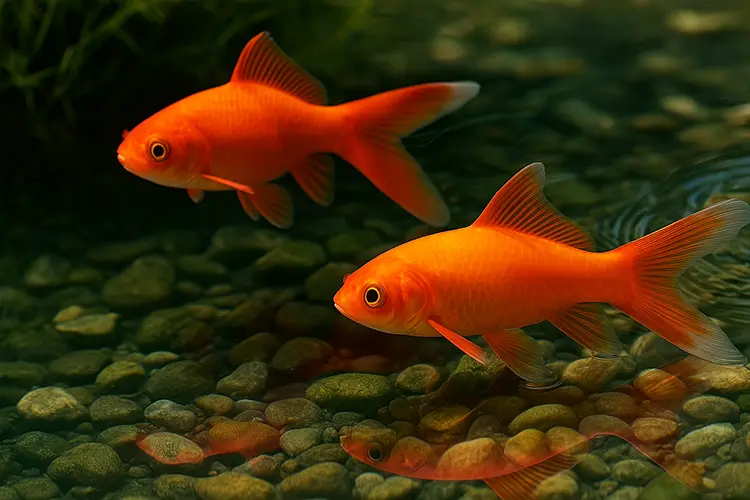 Comet and Common Goldfish