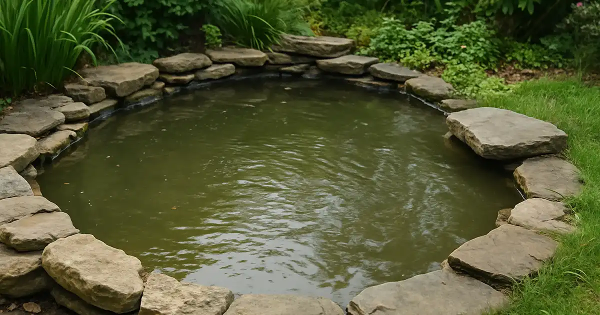 signs pond needs repair