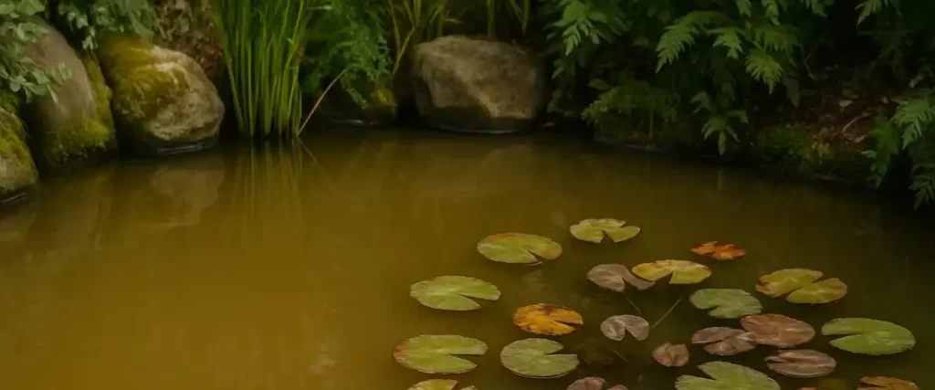 Pond Water Appears Cloudy or Discolored